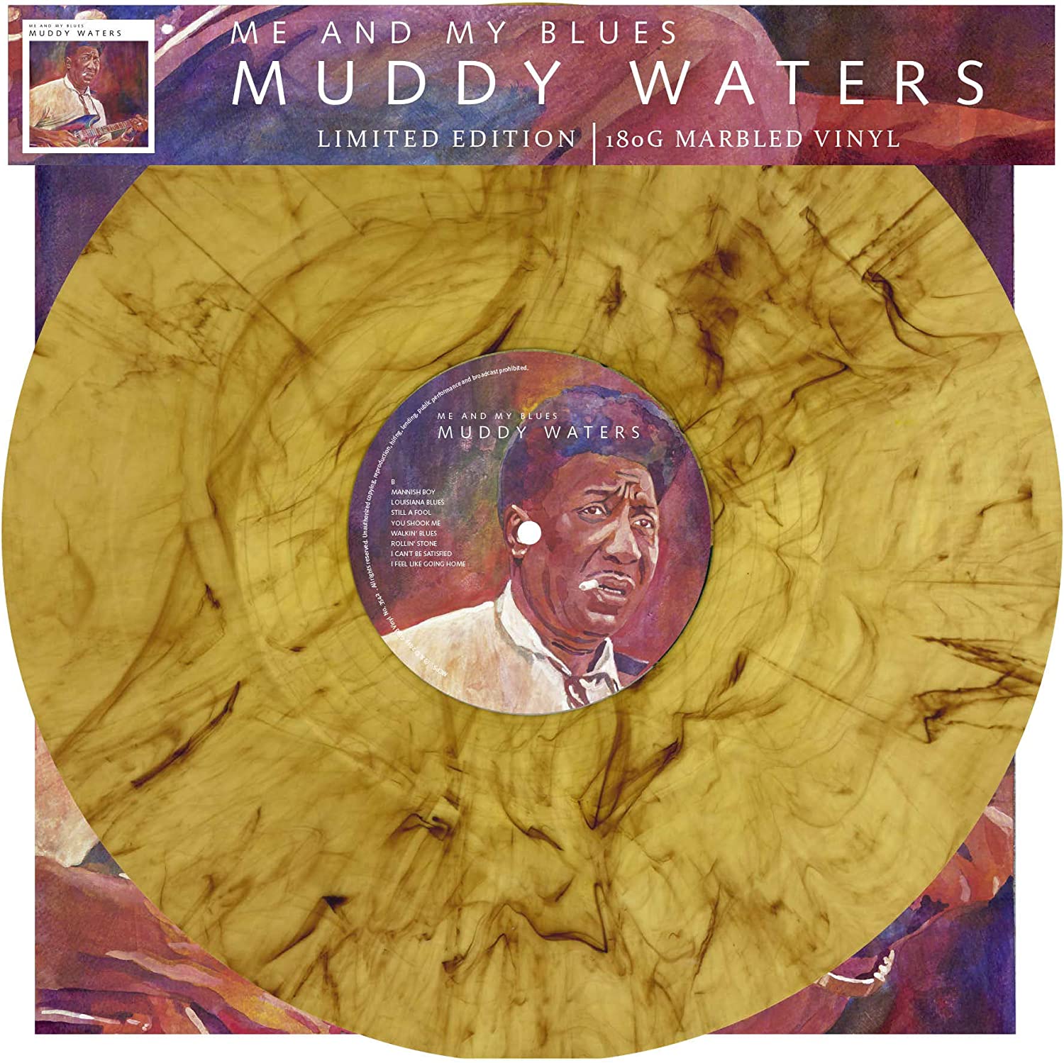 Muddy Waters (머디 워터스) - Me And My Blues [골드 마블 컬러 LP]