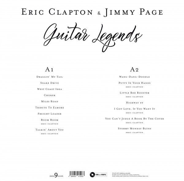 Eric Clapton / Jimmy Page (에릭 클랩튼 / 지미 페이지) - Guitar Legends [LP]