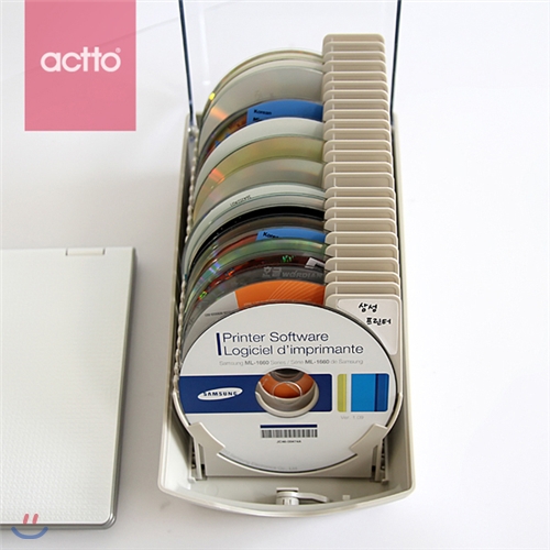ACTTO/엑토 CD롬 컨테이너(50매) CDC-50K