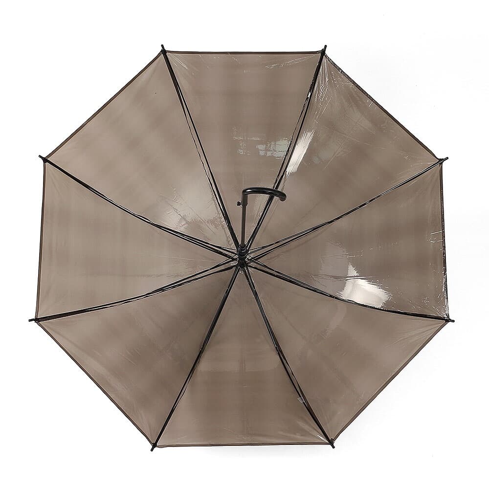 가벼운 투명 장우산(블랙) 자동우산
