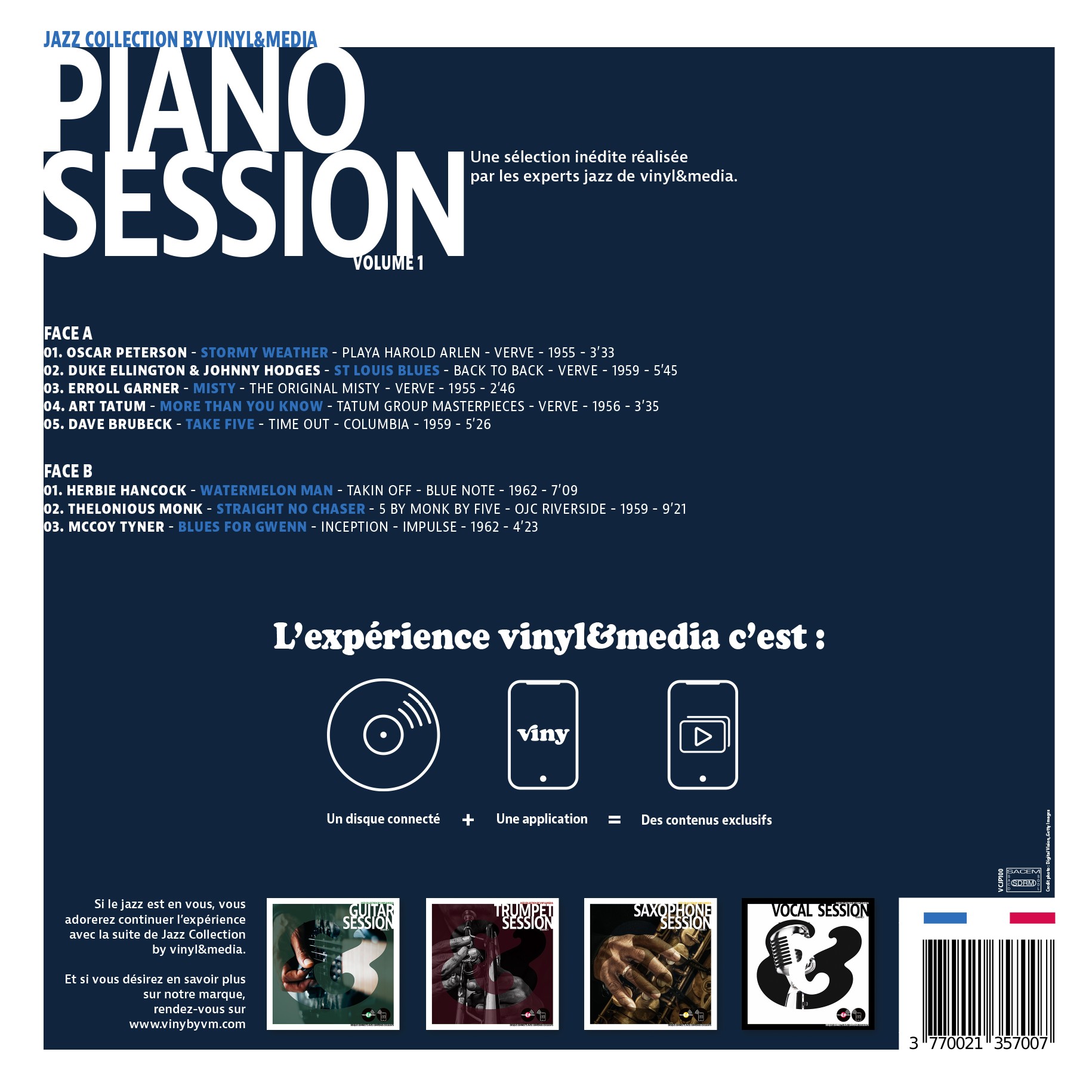 재즈 피아노 모음집 (Piano Session Vol.1) [LP]