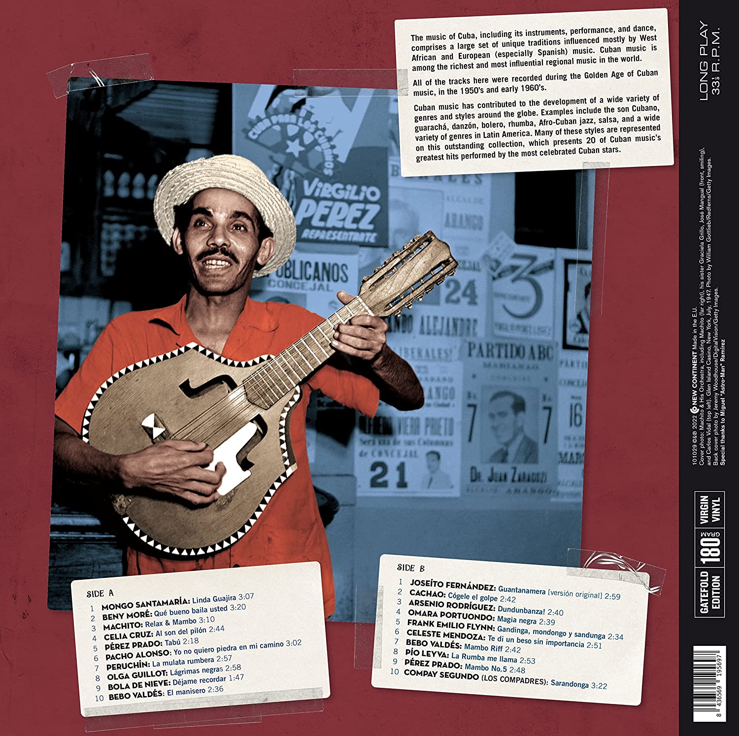 쿠바음악 명곡집 (Dundunbanza! Essential Cuban Classics) [LP]
