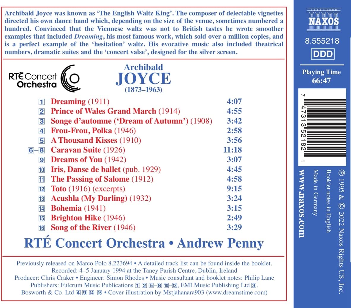 Andrew Penny 아치볼드 조이스: 경음악 작품집 (Archibald Joyce: Caravan Suite)