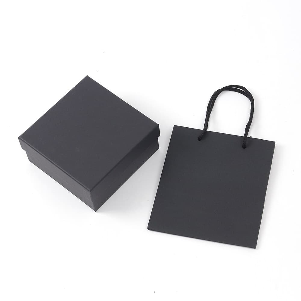 스페셜 조명 선물상자 쇼핑백세트 블랙 선물포장세트