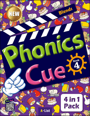 Phonics Cue Book 4 Blends : 4 in 1 Pack