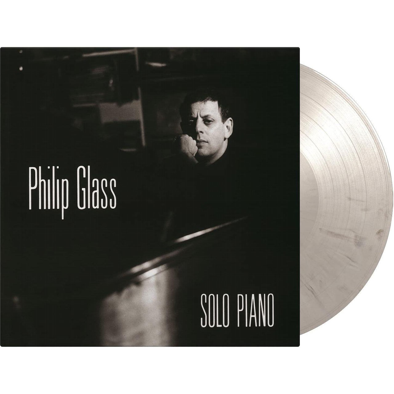 Philip Glass 필립 글래스: 피아노 독주집 (Solo Piano)[블랙 앤 화이트 마블 컬러 LP]