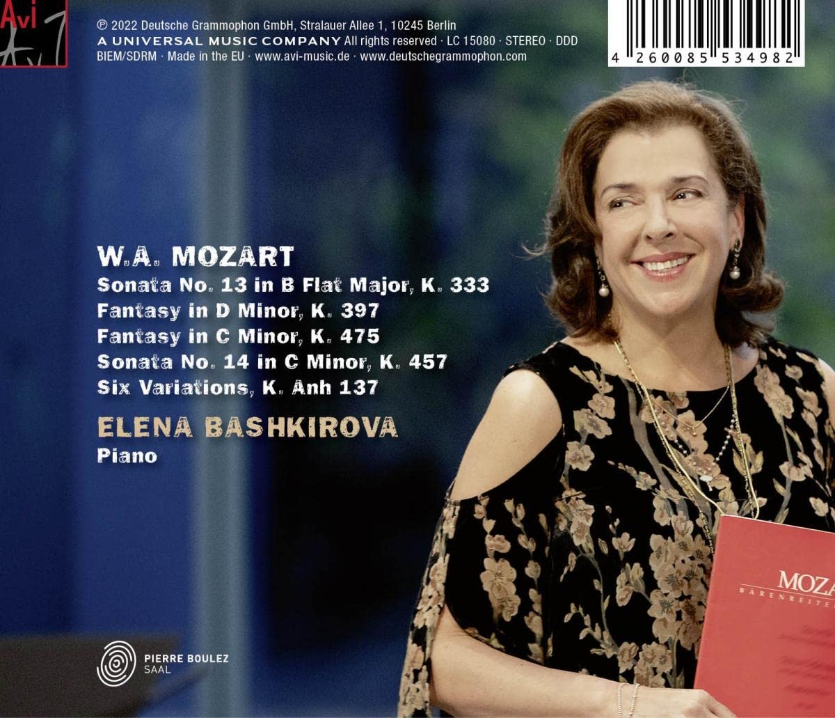 Elena Bashkirova 모차르트: 피아노 소나타, 환상곡 (Mozart: Sonatas & Fantasies)