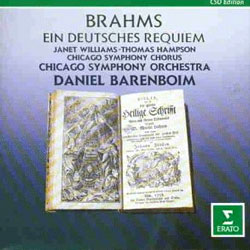 Brahms : Ein Deutsches Requiem op.45 : Chicago Symphony OrchestraㆍBarenboim