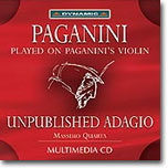 Paganini : Unpublished Adagio : Massimo Quarta
