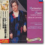 Rachmaninov : Piano Concerto No.3 / Franck : Symphonic Variations : Alicia de Larrocha