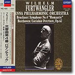 Bruckner : Symphony No.4 &#39;Romantic&#39; / Beethoven : Coriolan : FurtwanglerㆍWiener Philharmoniker