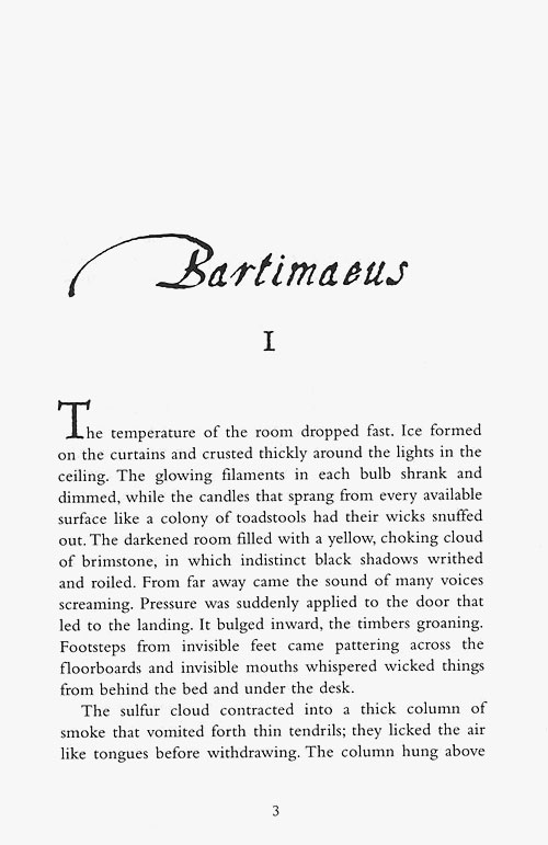 Bartimaeus Trilogy #1