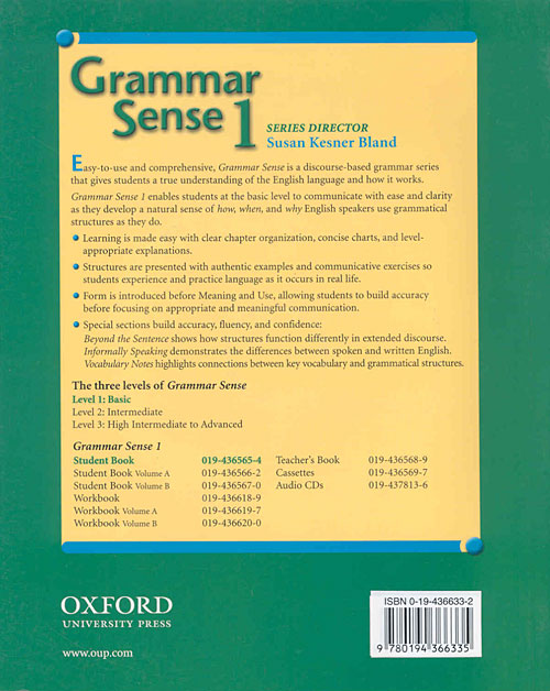 Grammar Sense 1 : Student's Book with CD