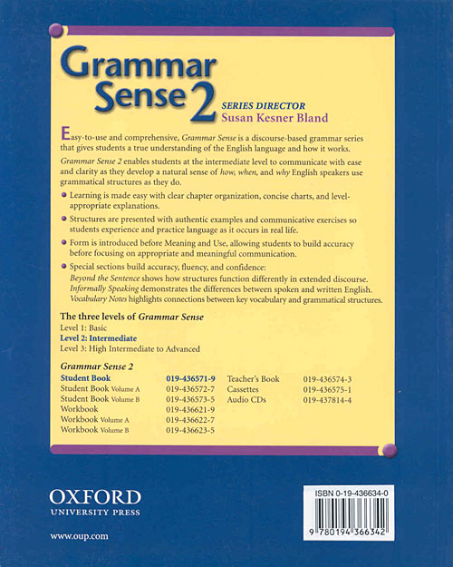 Grammar Sense 2 : Student's Book with CD