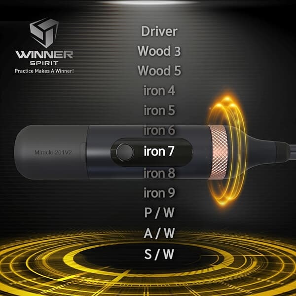 위너스피릿 미라클 201 V2 디지털 골프 스윙연습기/ 헤드스피드 & 비거리