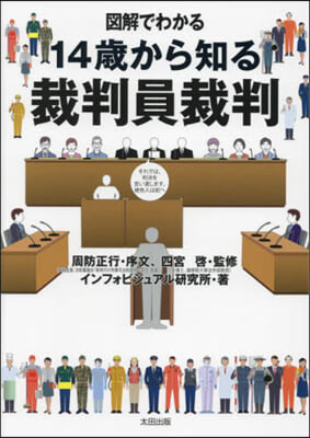 圖解でわかる 14歲からの裁判員裁判