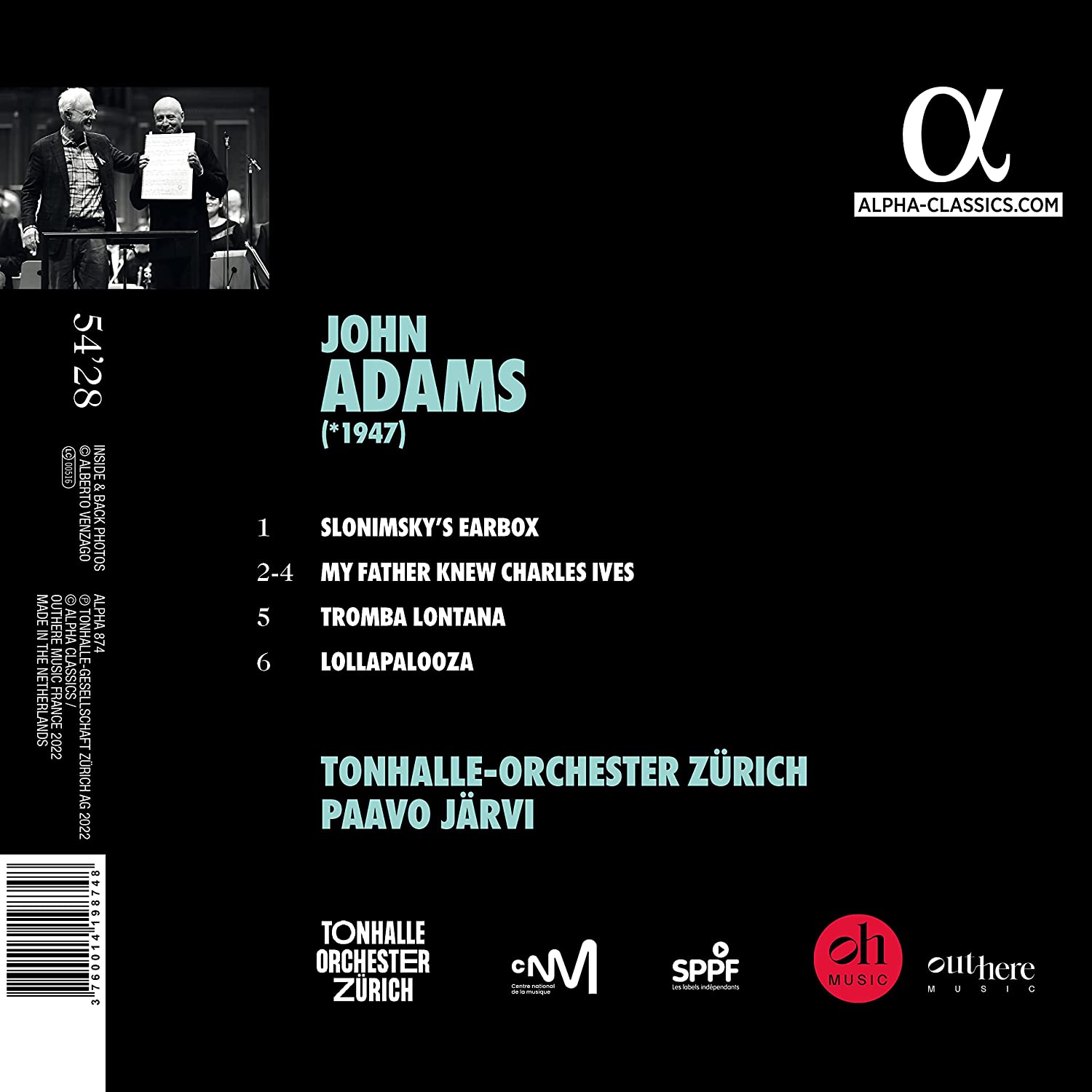 Paavo Jarvi 존 아담스: 관현악 작품집 - 파보 예르비 (John Adams)