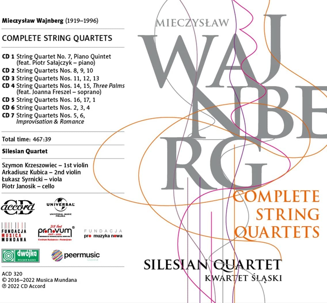 Silesian Quartet 바인베르크: 현악 사중주 전집 (Mieczyslaw Weinberg: Complete String Quartets)