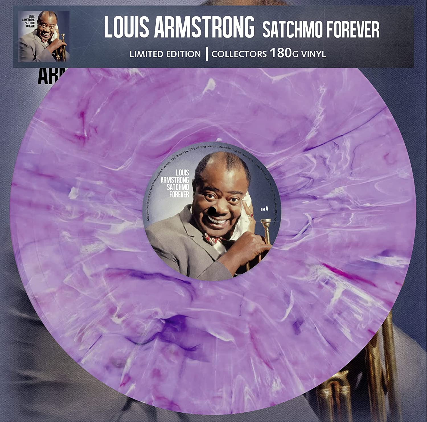 Louis Armstrong (루이 암스트롱) - Satchmo Forever [퍼플 마블 컬러 LP]