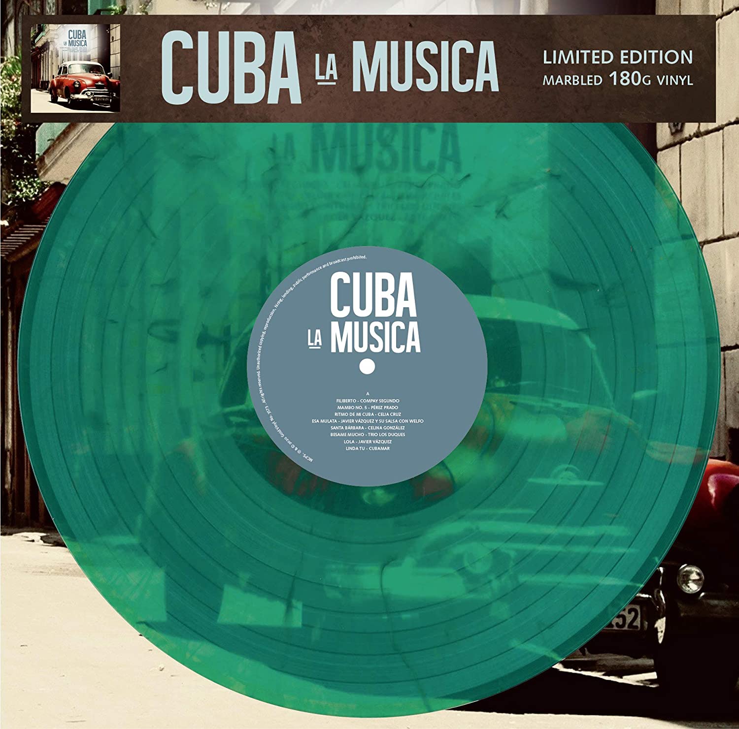 인기 쿠바 음악 모음집 (Cuba La Musica) [그린 마블 컬러 LP]