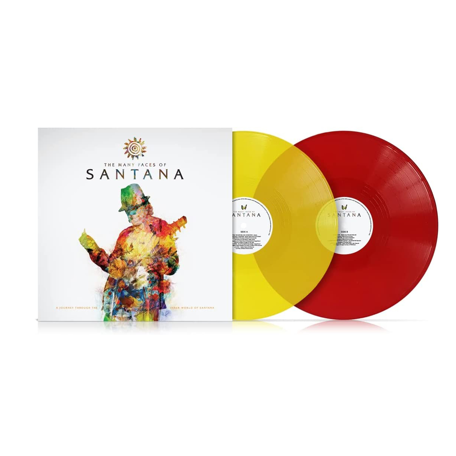 산타나 모음집 (The Many Faces Of Santana) [옐로우 & 레드 투명 컬러 2LP]