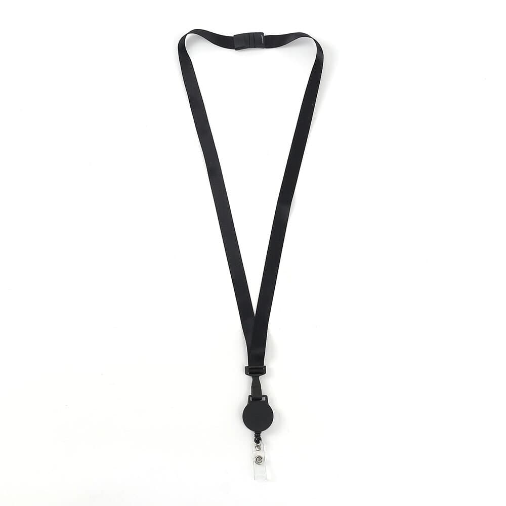 안전클립 릴홀더 목걸이줄 6p(블랙) 안전핀목걸이줄
