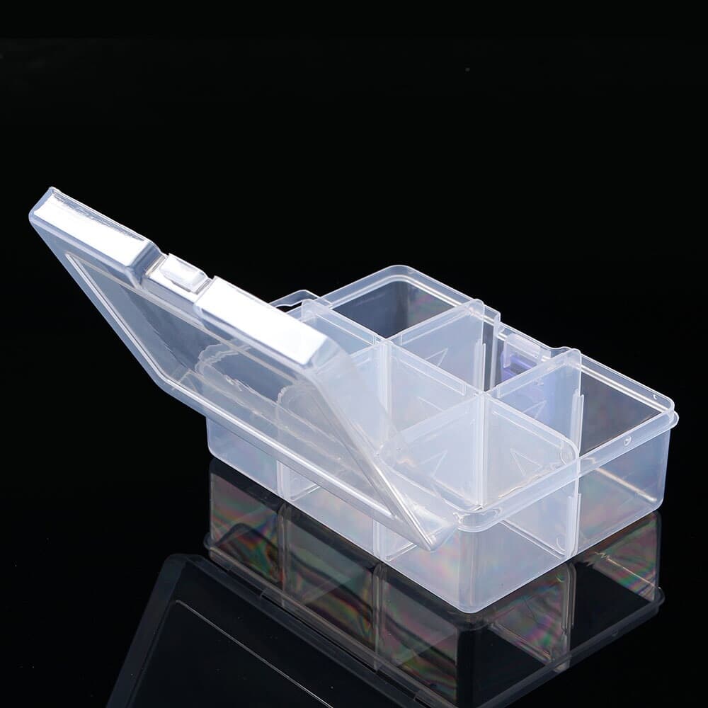 투명 소품수납함 멀티박스 8p세트(6칸) 보관함