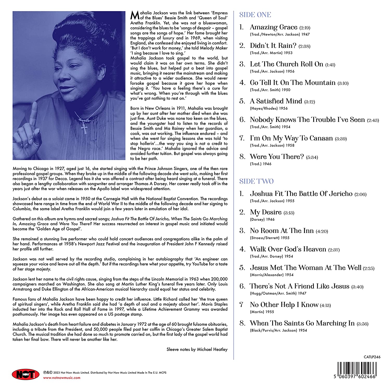 Mahalia Jackson (마할리아 잭슨) - Queen Of Gospel [LP]