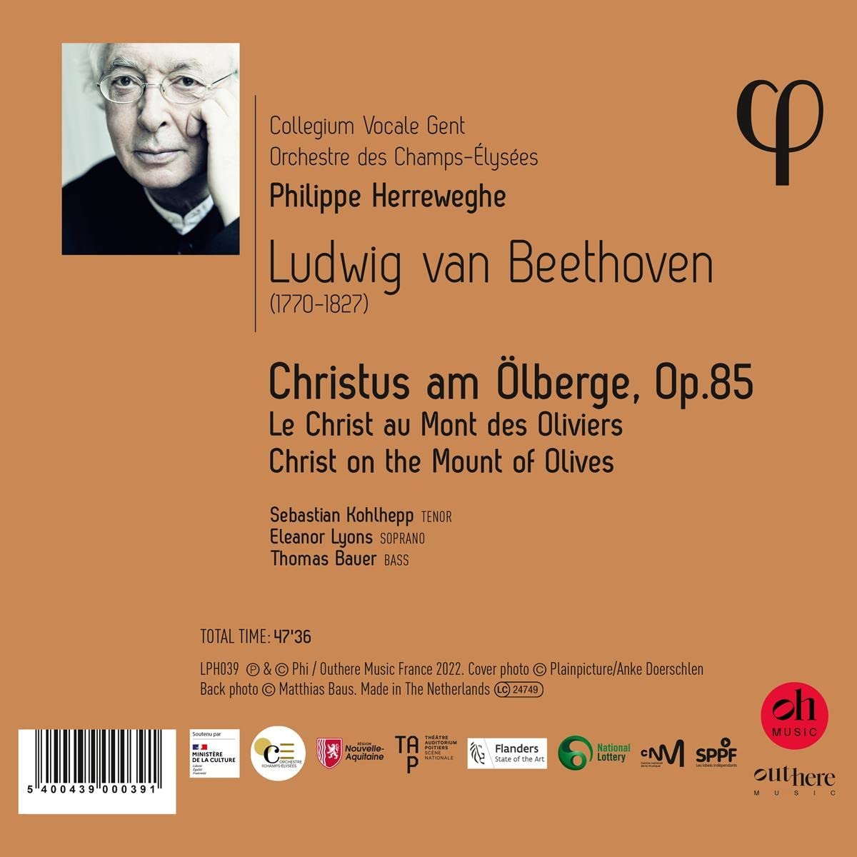 Philippe Herreweghe 베토벤: 감람산의 그리스도 - 필립 헤레베헤 (Beethoven: Christus am Olberge)