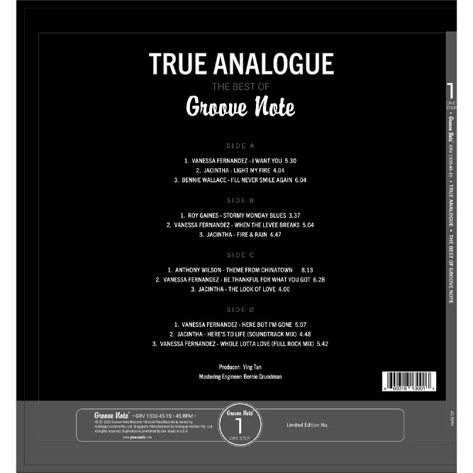 Groove Note 레이블 베스트 모음집 (True Analogue: The Best of Groove Note Records) [2LP]