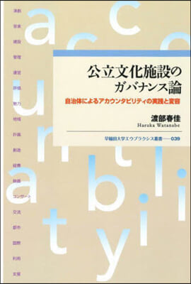 公立文化施設のガバナンス論