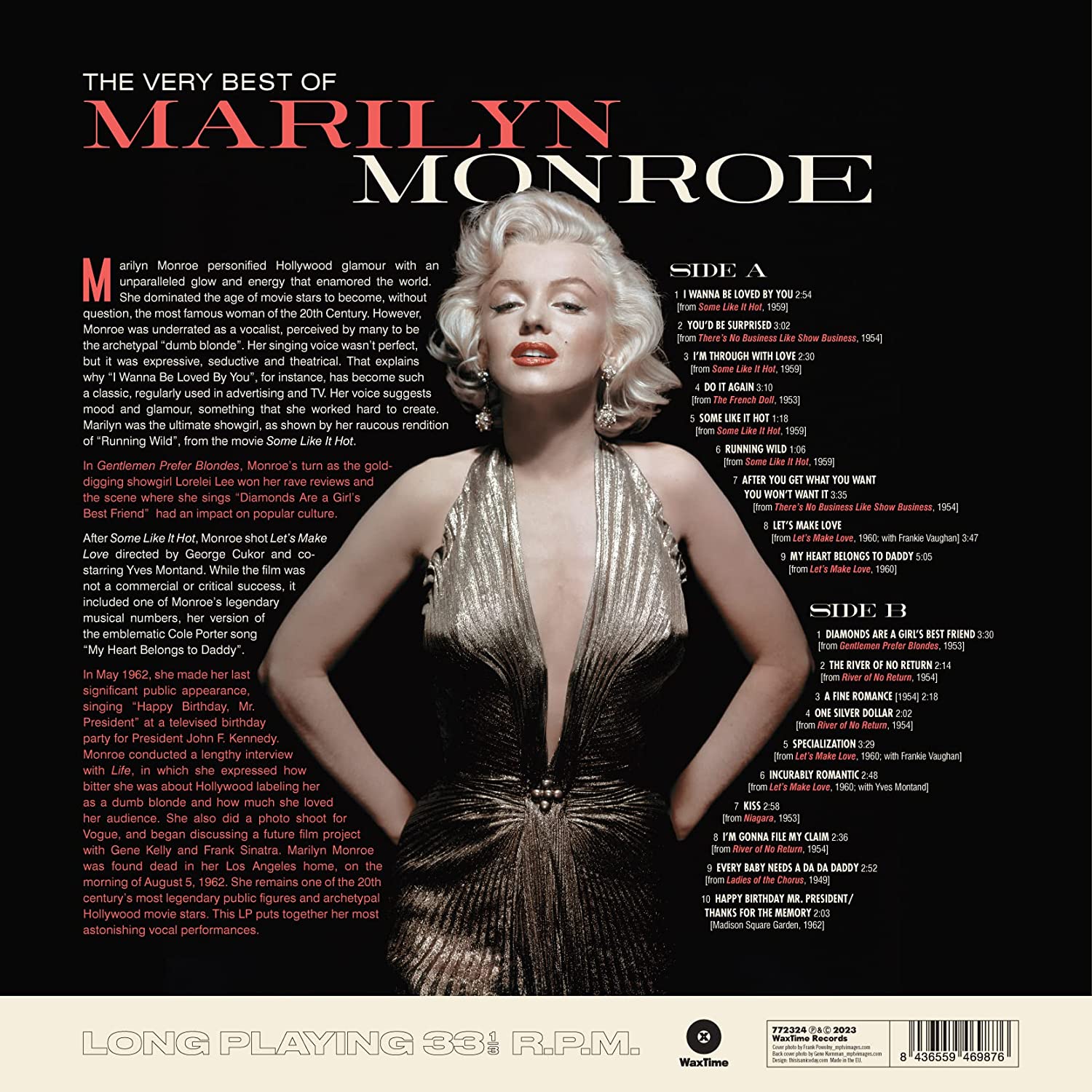 Marilyn Monroe (마릴린 먼로) - The Very Best Of Marilyn Monroe [LP]