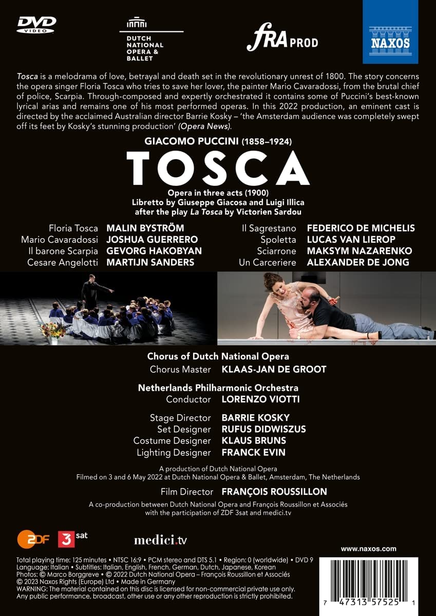 Lorenzo Viotti 푸치니: 오페라 '토스카' (Puccini: Tosca) 