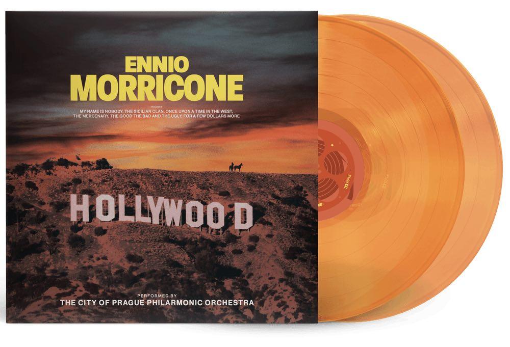 엔니오 모리꼬네 서부영화 모음집  (Ennio Morricone Hollywood Story) [투명 오렌지 컬러 2LP]