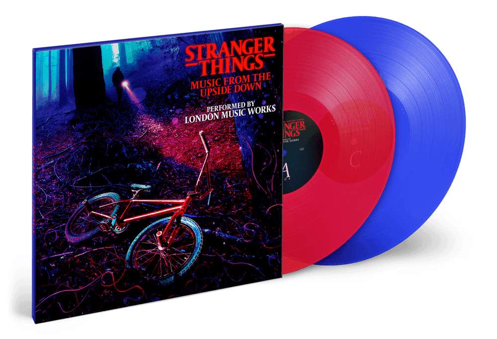 기묘한 이야기 드라마음악 (Stranger Things OST by Kyle Dixon, Michael Stein) [투명 레드 & 블루 컬러 2LP] 