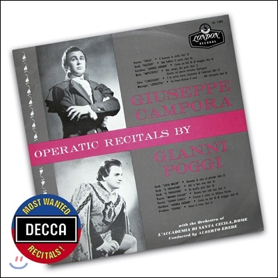 Giuseppe Campora / Gianni Poggi 주세페 캄포라와 지아니 포지의 오페라 리사이틀 (Operatic Recitals)