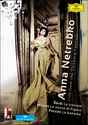Anna Netrebko 안나 네트렙코 잘츠부르크 3대 오페라 - 라 트라비아타, 피가로의 결혼, 라보엠 (Live from the Salzburg Festival) DVD