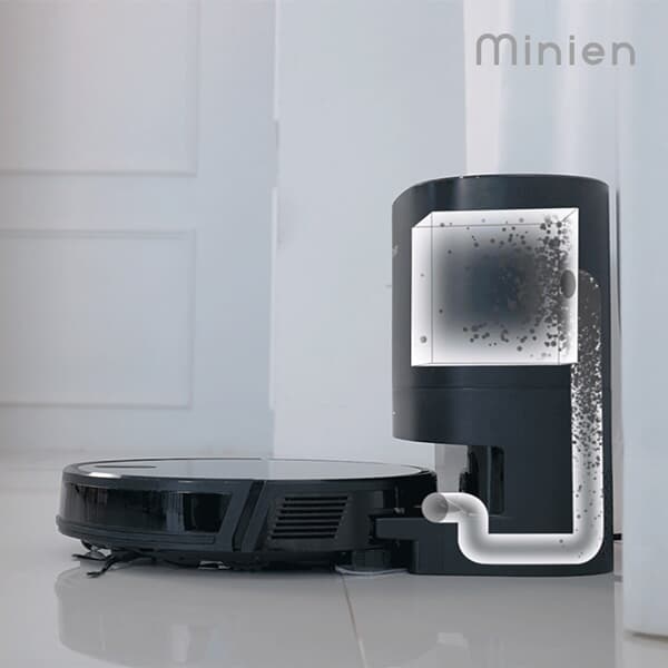 미니엔 MX5 클린 스테이션 물걸레 로봇청소기