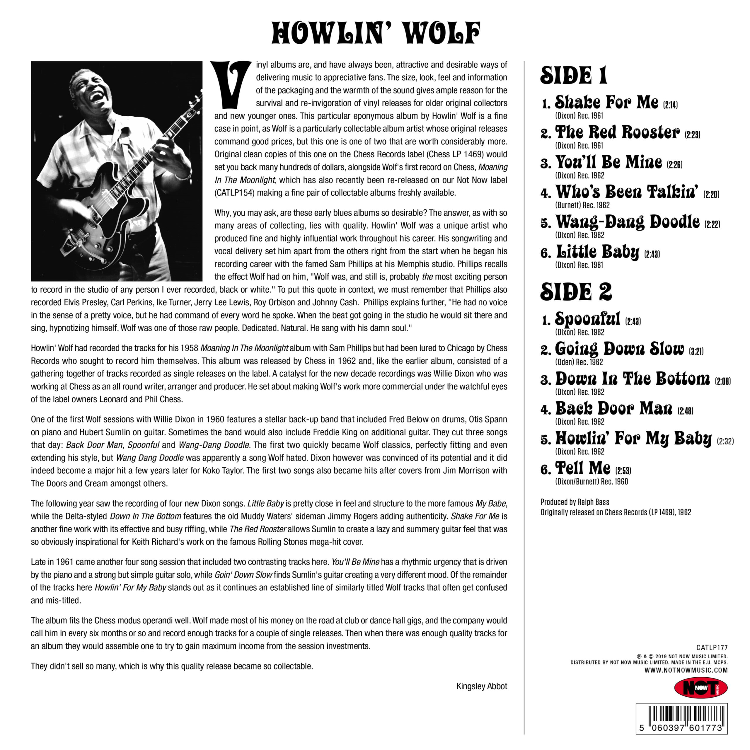 Howlin' Wolf (하울링 울프) - Howlin' Wolf [LP] 