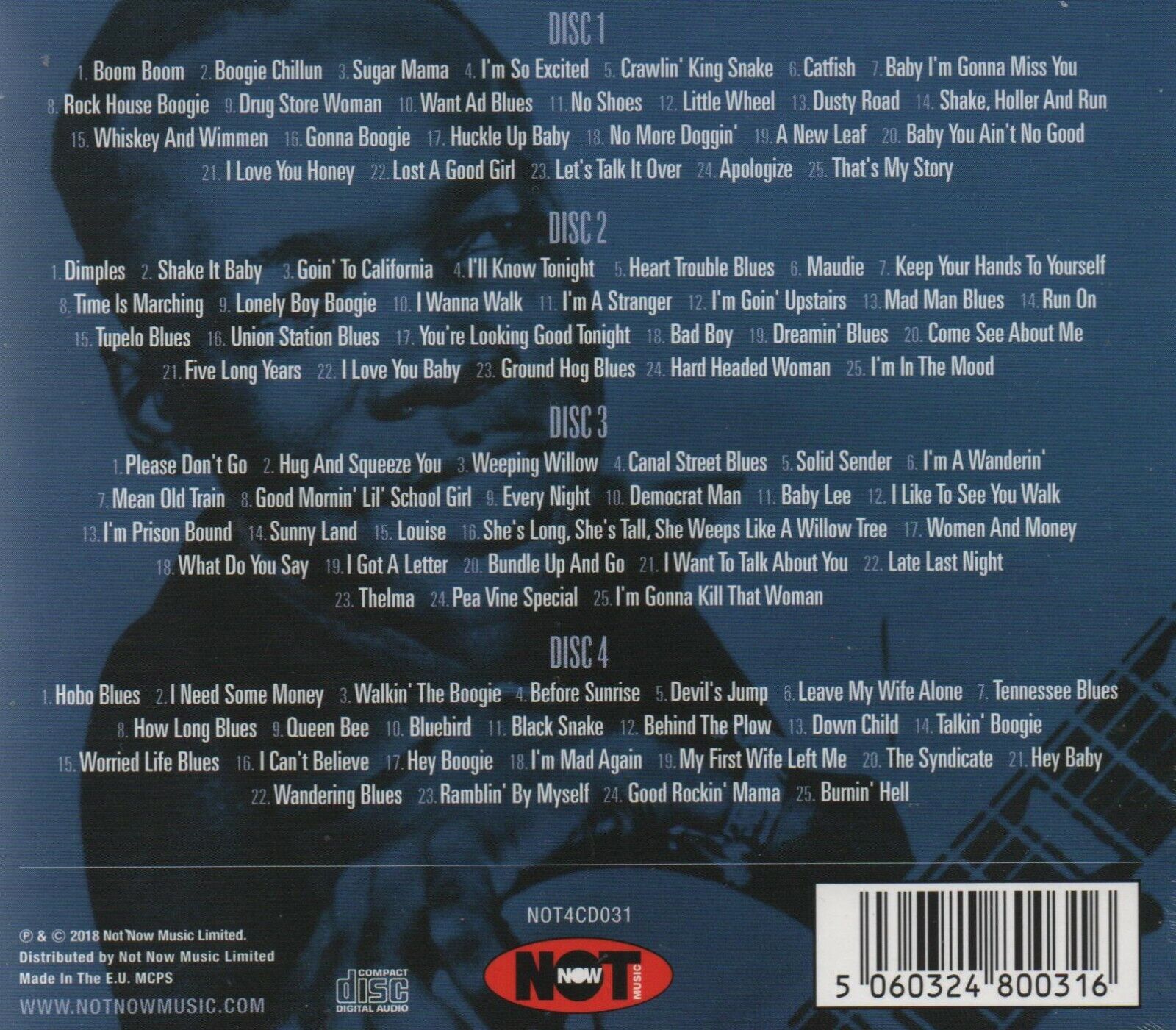 존 리 후커 100곡의 인기곡 모음집  (John Lee Hooker - 100 Greats)