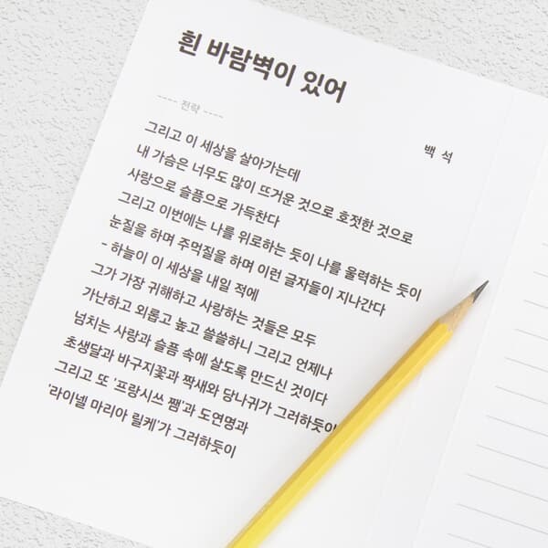 글입다 따라쓰면 한 장의 책이 되는, 필사 한 장