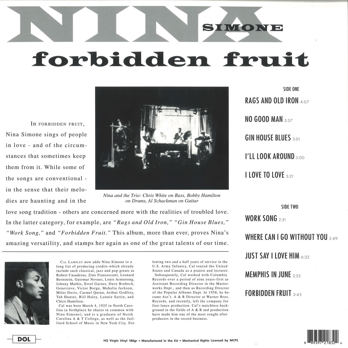 Nina Simone (니나 시몬) - Forbidden Fruit [LP]