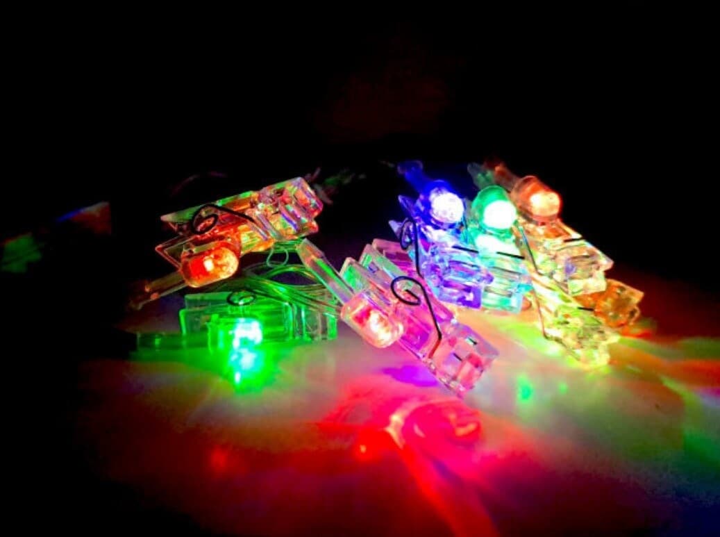 프로 크리스마스 LED 집게조명-장식소품 꾸미기 재료