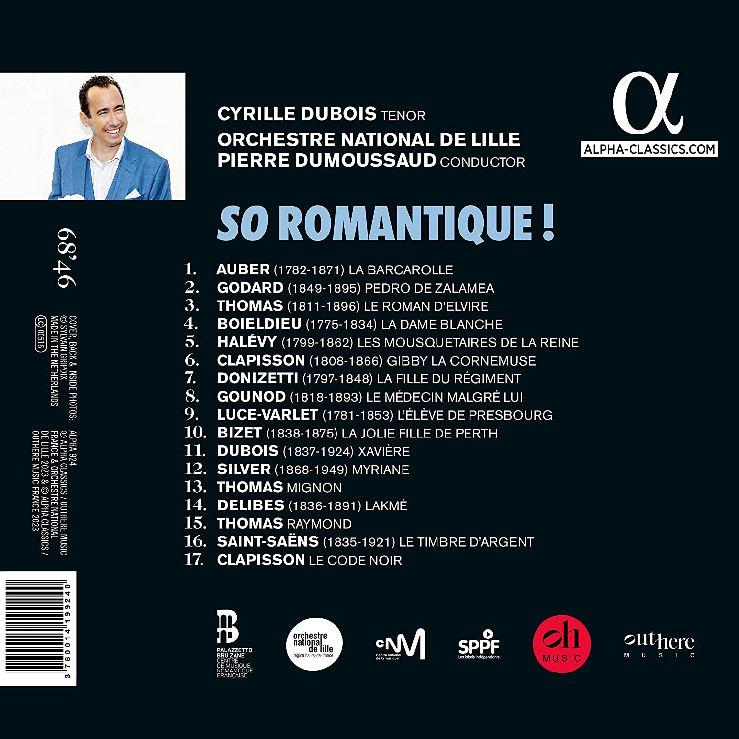 Cyrille Dubois 프랑스 낭만주의 테너 아리아 (So Romantique!)