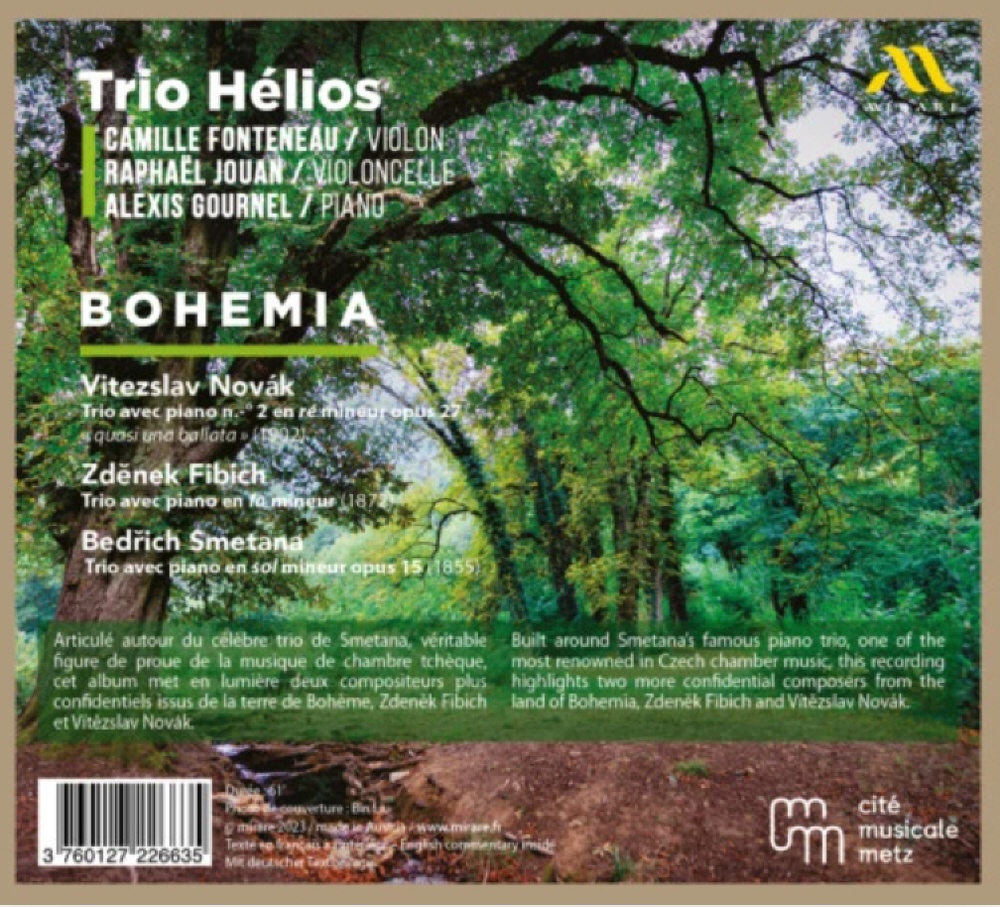 Trio Helios 스메타나 / 피비히 / 노바크: 피아노 삼중주 작품집 (Bohemia)