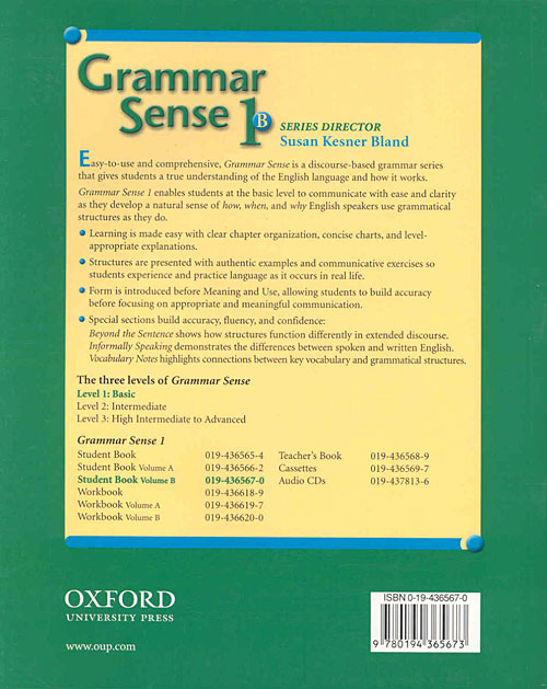 Grammar Sense 1B : Student's Book