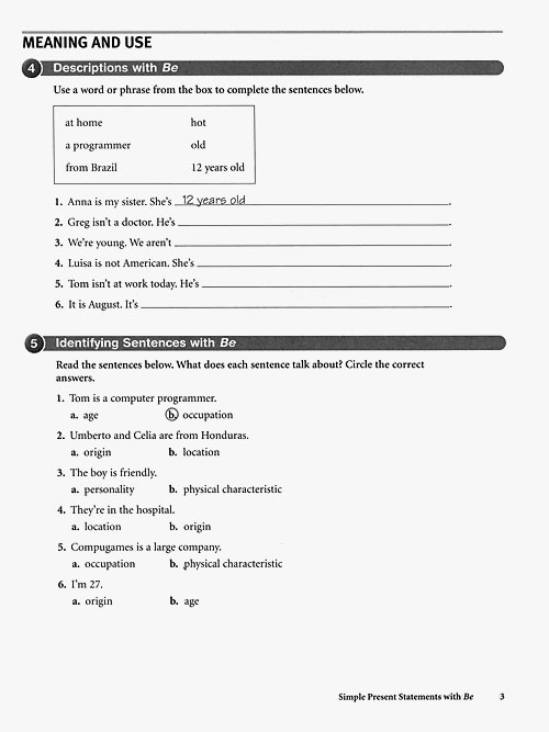 Grammar Sense 1 : Workbook