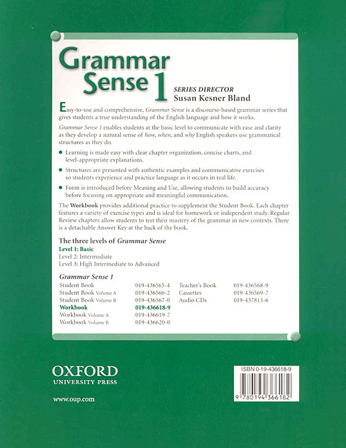 Grammar Sense 1 : Workbook