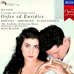 Haydn : Orfeo ed Euridice : BartoliㆍHeilmannㆍD'ArcangeloㆍHogwood