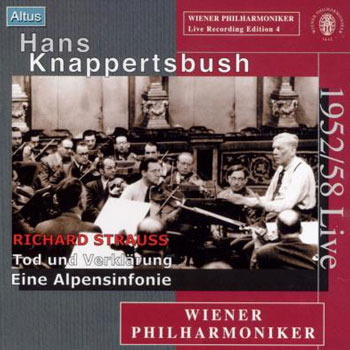 R.Strauss : Eine AlpensinfonieㆍTod und Verklarung : Wiener PhilharmonikerㆍKnappertsbusch